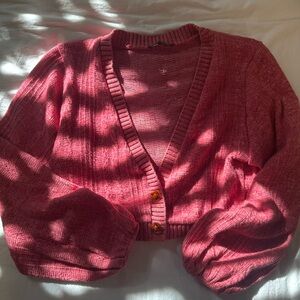 Zara pink cardigan
